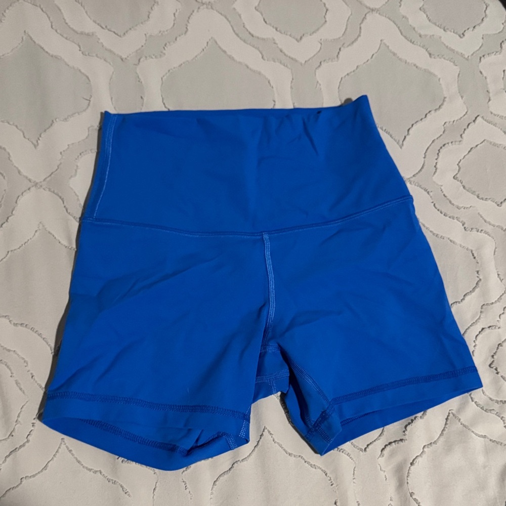Pipe Dream Blue Align Shorts 4” - Size 4